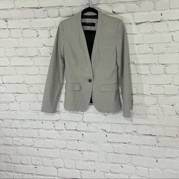 Zara Classic Fit Plaid Blazer - Picture 2 of 7